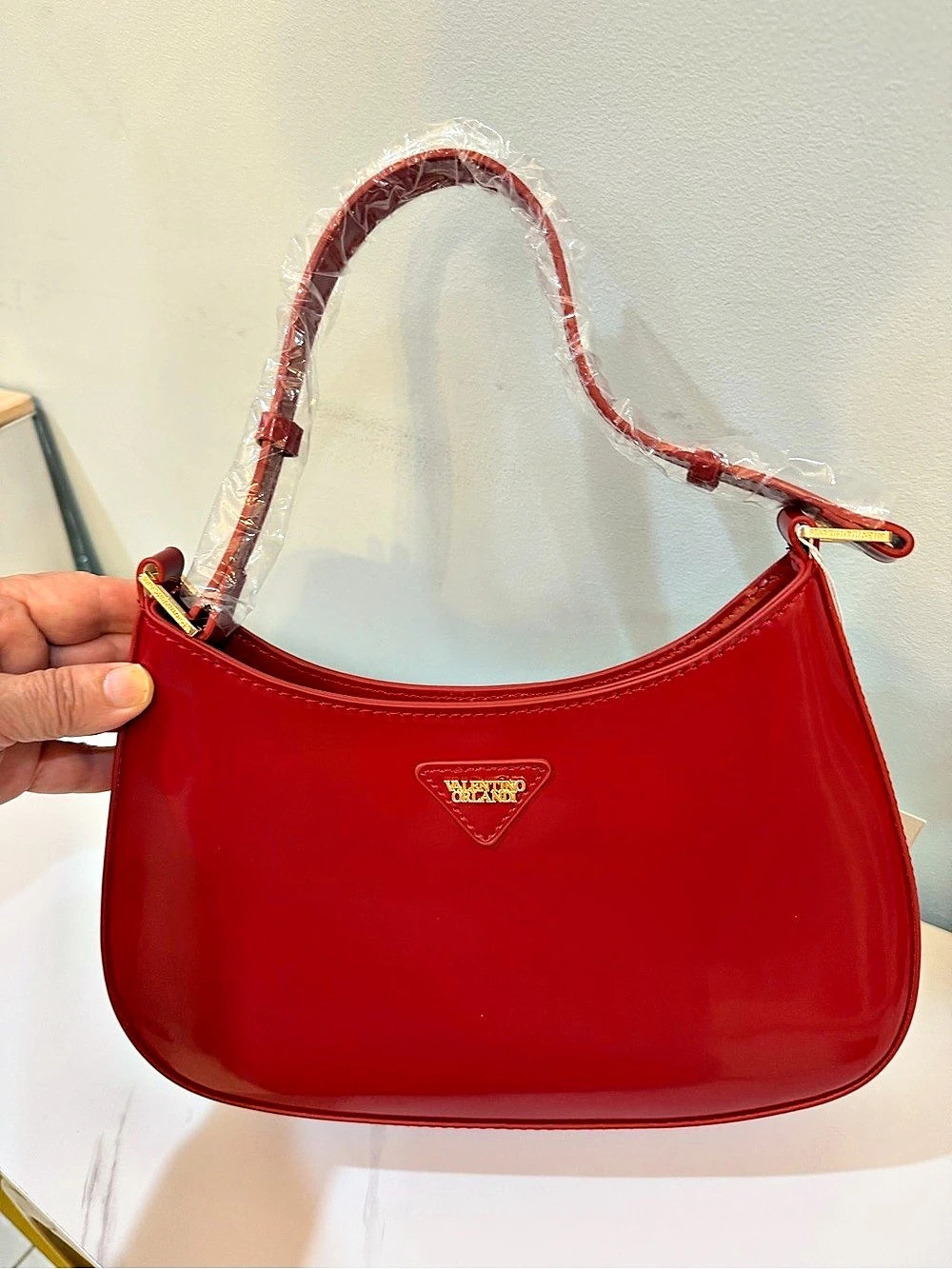 Valentino Orlandi Shoulder Bags Red Size One Size
